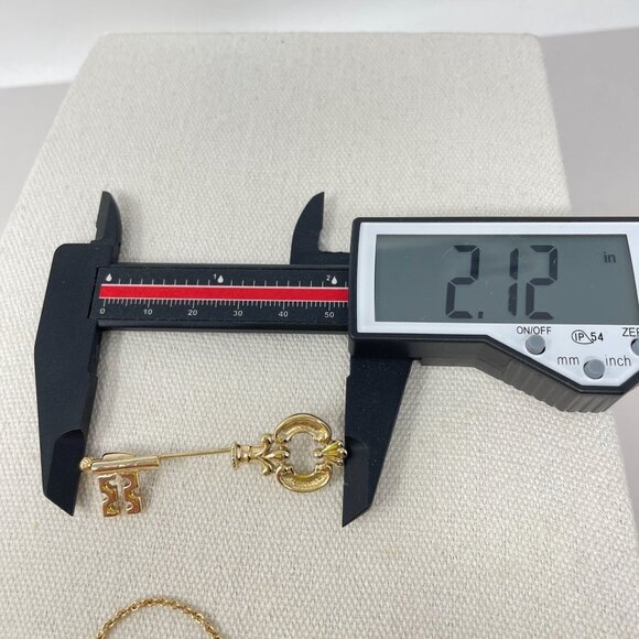 Avon Lot of 3 Brooches Telephone Koala Key Gold-Tone Vintage Stick Pin Classic - Picture 8 of 10